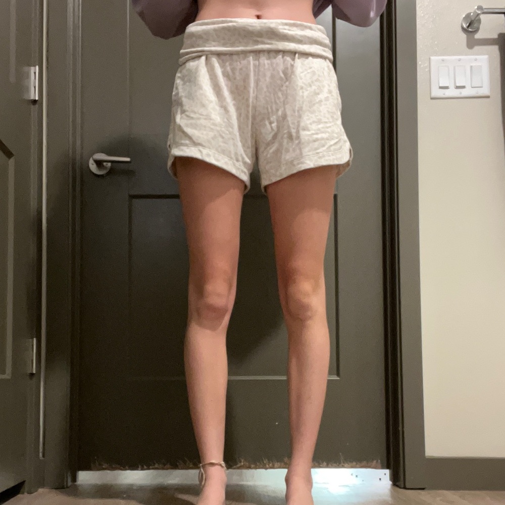 size small cheetah print shorts from old navy
